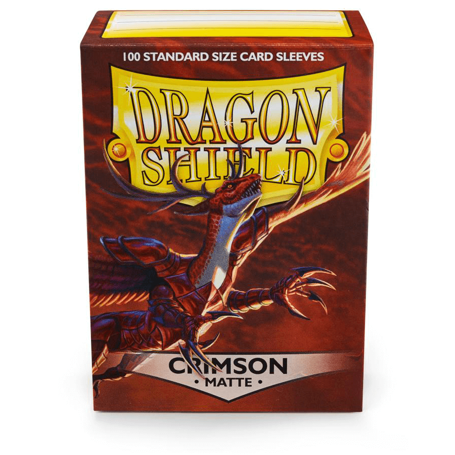 Sleeves Dragon Shield (100ct) Matte : Crimson