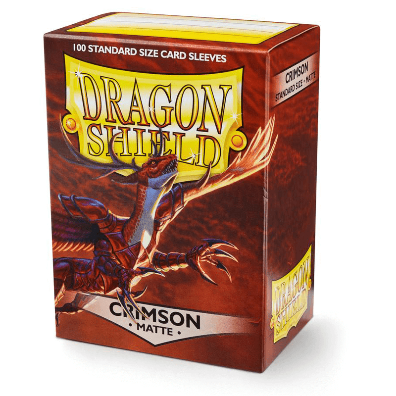 Sleeves Dragon Shield (100ct) Matte : Crimson