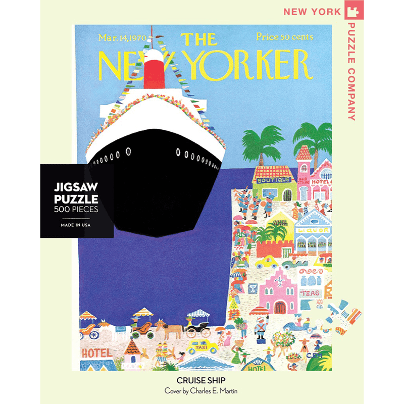 Puzzle (500pc) New Yorker : Cruise Ship