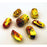 Dice 7-set Crystal Toxic (16mm) Red Yellow