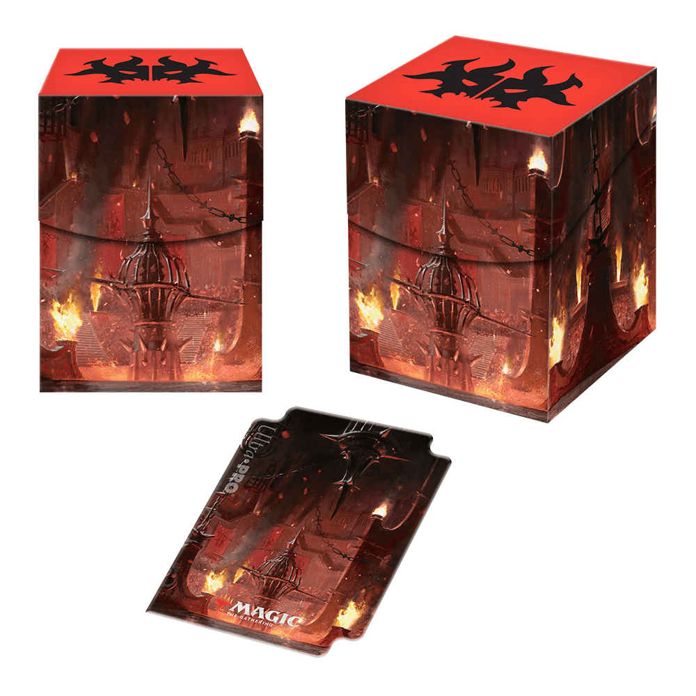 Ultra Pro MTG ラクドス rakdosフリップデッキケース Deck Box - Ultra Pro PRO 100+ Guilds of Ravnica : Cult of Rakdos