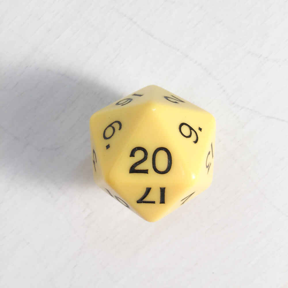Polyhedral Dice Jumbo d20 (30mm) Assorted