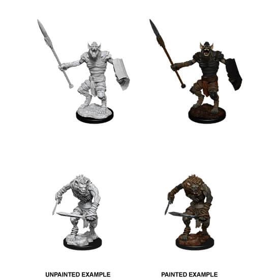 Mini - D&D Nolzur's Marvelous : Gnoll & Gnoll Flesh Gnawer