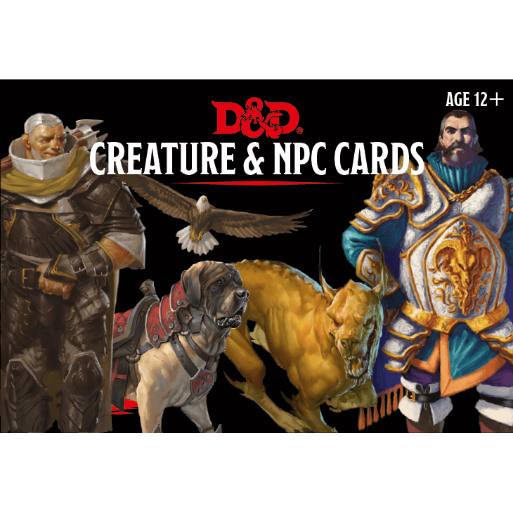 D&D (5e) Monster Cards : Creature and NPCs