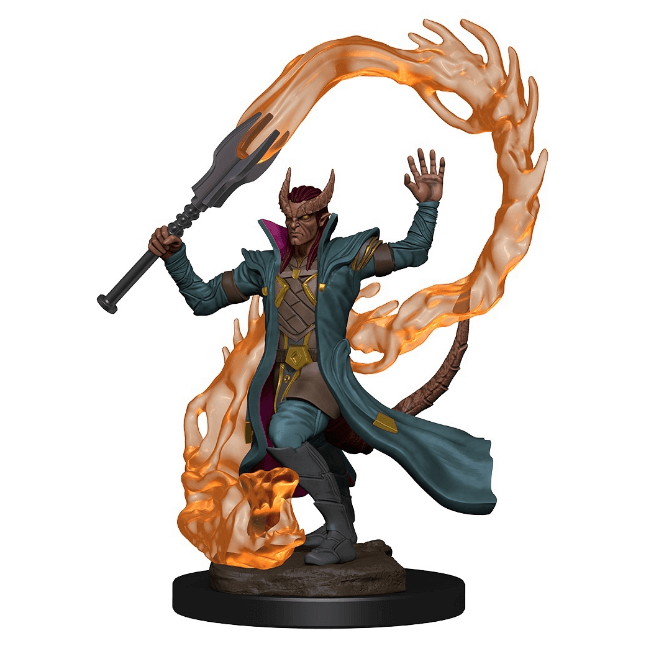 Mini - D&D Icons of the Realms Premium : Tiefling Sorcerer (Male)