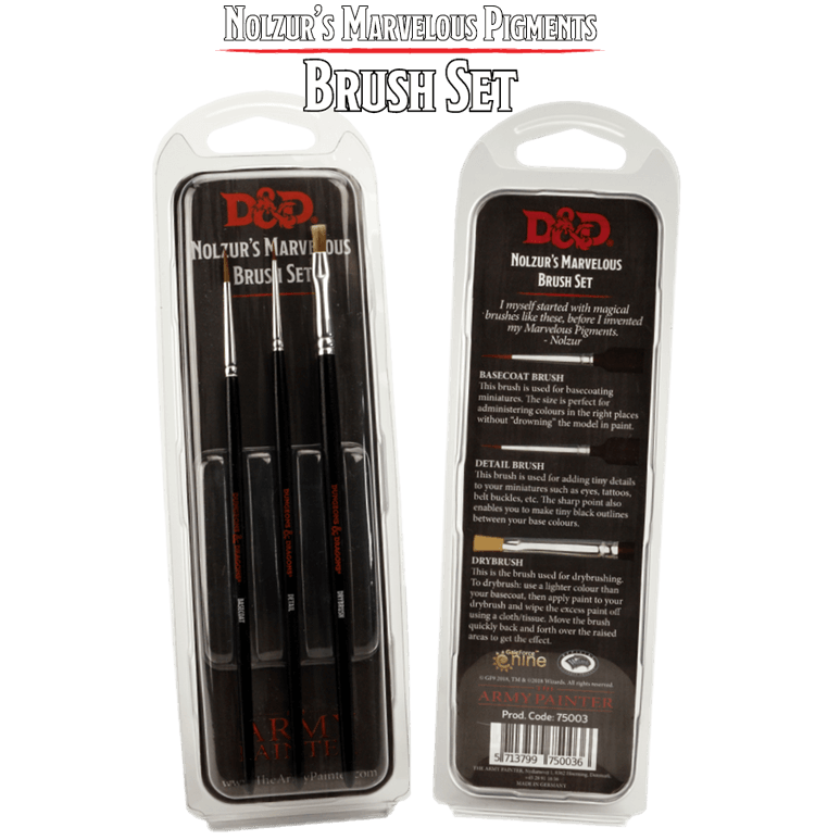 Brush Set (3ct) D&D Nolzur's Marvelous