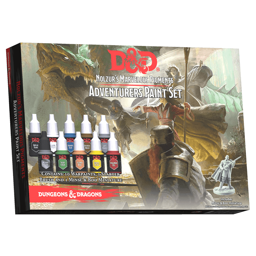 Paint Kit D&D Nolzur's Marvelous Pigments (10ct) Adventurers + Minsc & Boo Mini