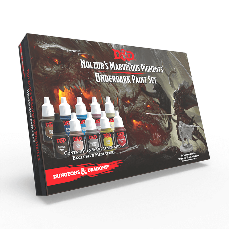 Paint Kit D&D Nolzur's Marvelous Pigments (10ct) Underdark + Drizzit Mini