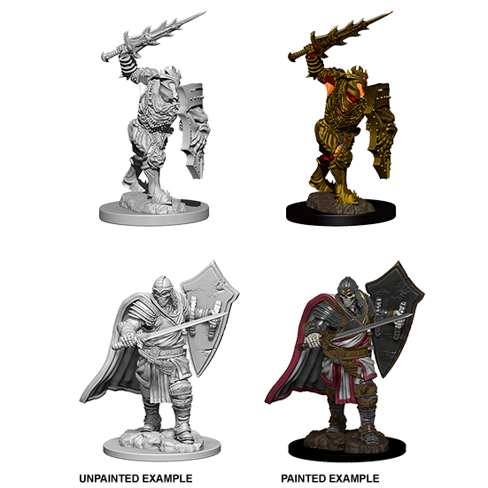 Mini - D&D Nolzur's Marvelous : Death Knight & Helmed Horror