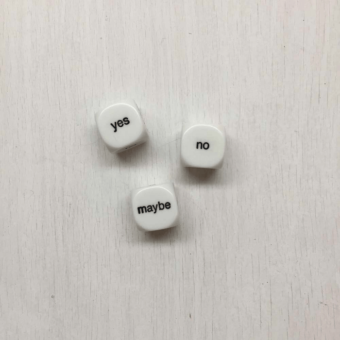 Polyhedral Dice d6 (16mm) Decision