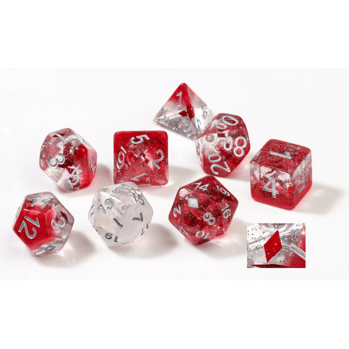 Dice 7-set Translucent (16mm) Diamonds