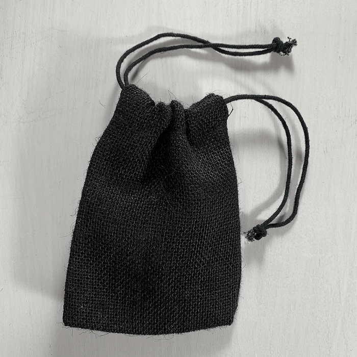 Dice Bag Burlap (4x5in) Black