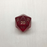 Polyhedral Dice Giant Spindown d20 Translucent (55mm) Ruby / Gold