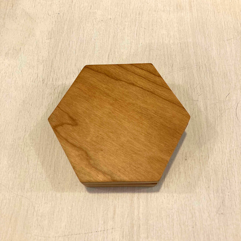 Wood Box Dice Hive Cherry