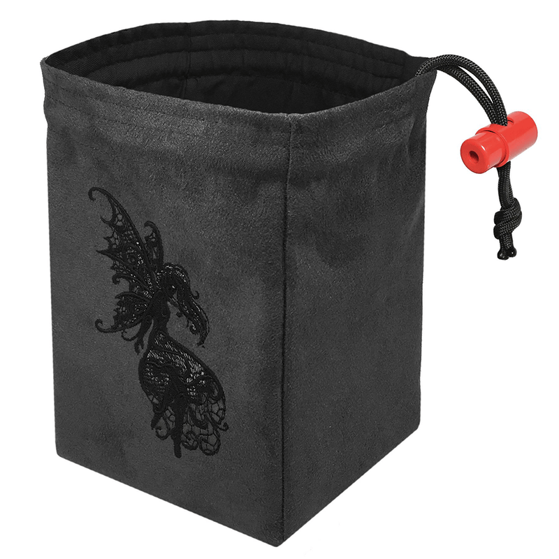 Dice Bag Baroque (4x4x6in) Dark Fairy