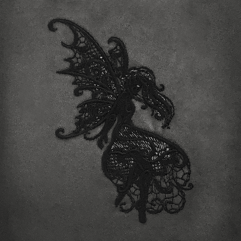 Dice Bag Baroque (4x4x6in) Dark Fairy