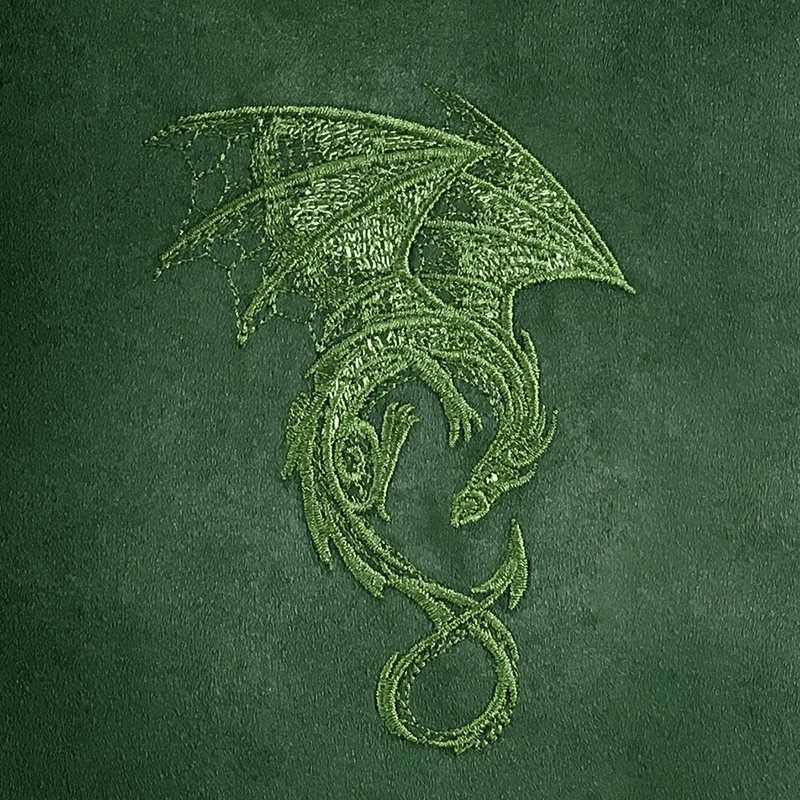 Dice Bag Baroque (4x4x6in) Dragon