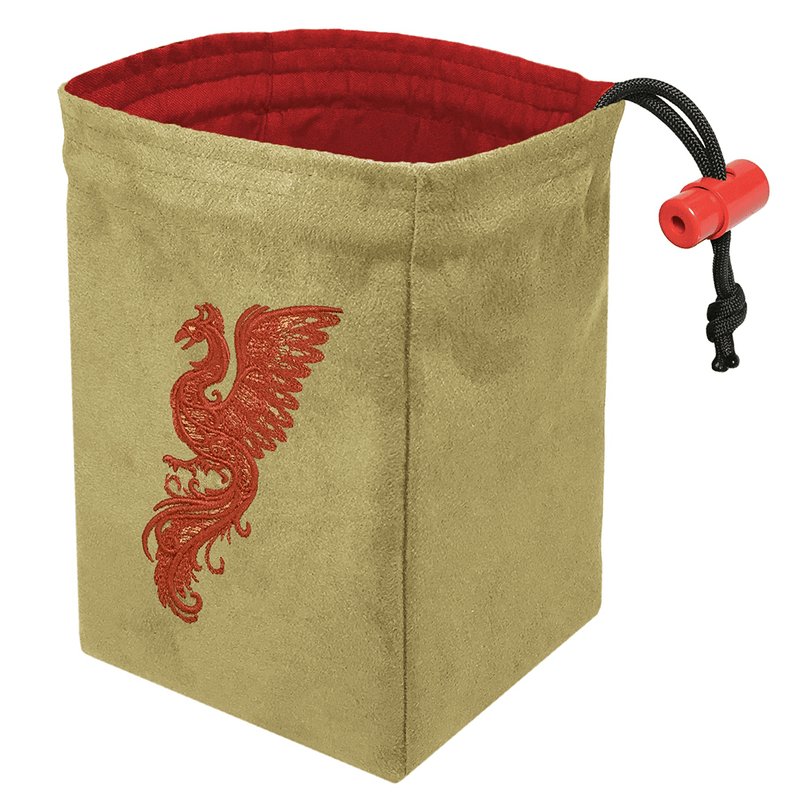Dice Bag Baroque (4x4x6in) Phoenix