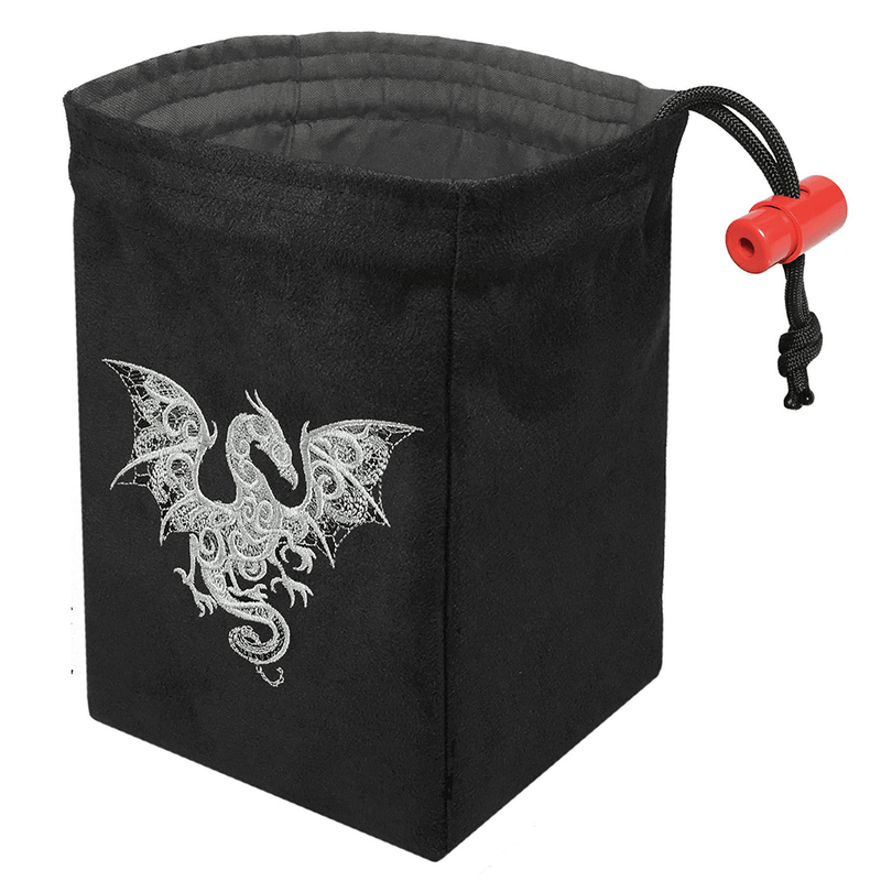Dice Bag Baroque (4x4x6in) Smoke Dragon