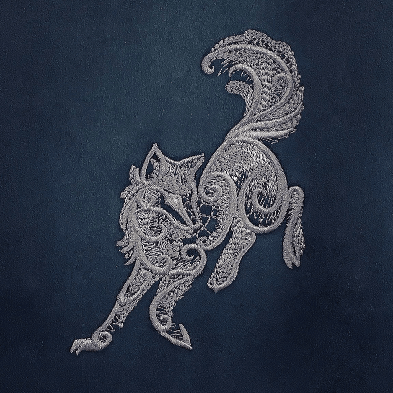 Dice Bag Baroque (4x4x6in) Wolf