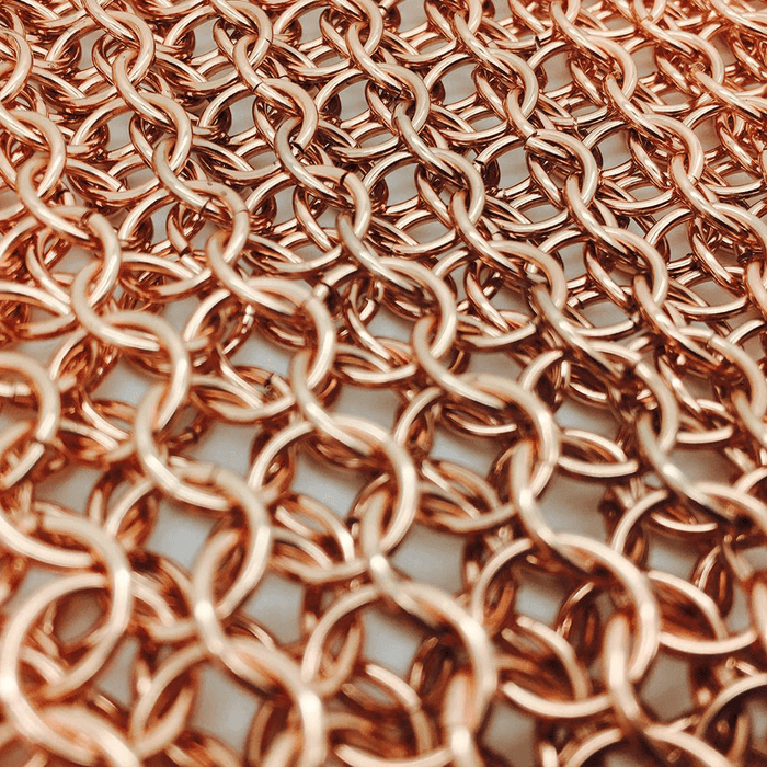 Dice Bag Chainmail : Rose Gold