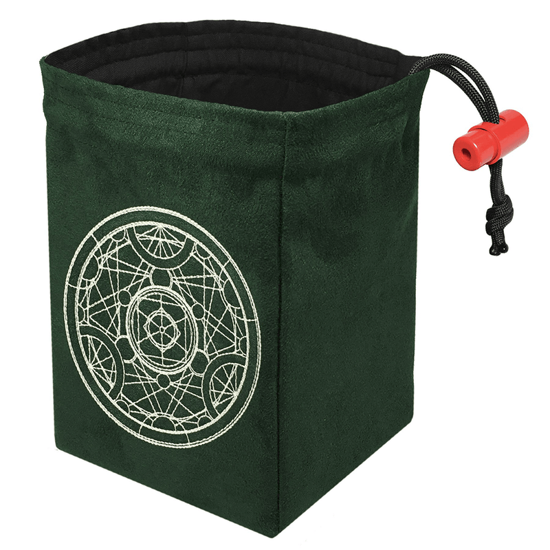 Dice Bag Glow in the Dark (4x4x6in) Alchemy Medallion