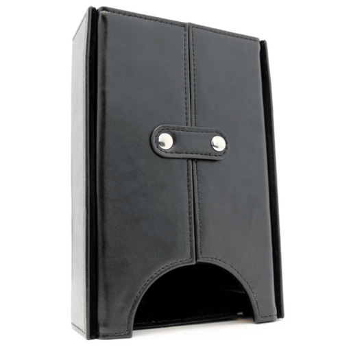 Dice Tower Die Hard Leather Black — Twenty Sided Dice Tower Die Hard Leather Black — Twenty Sided