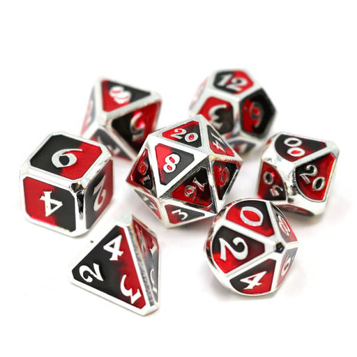 Dice 7-set Metal Mythica (16mm) Dark Arts Vengeance