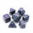 Dice 7-set Metal Mythica (16mm) Dreamscape Deep Space
