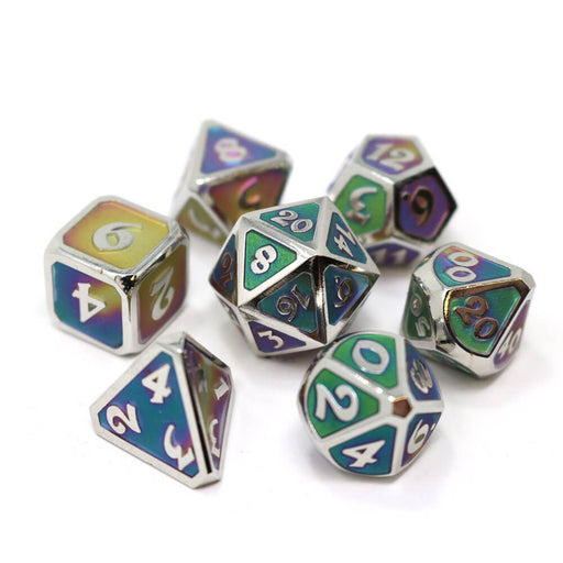 Dice 7-set Metal Mythica (16mm) Selene