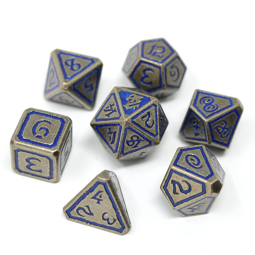 Dice 7-set Metal Unearthed (16mm) Leviathan