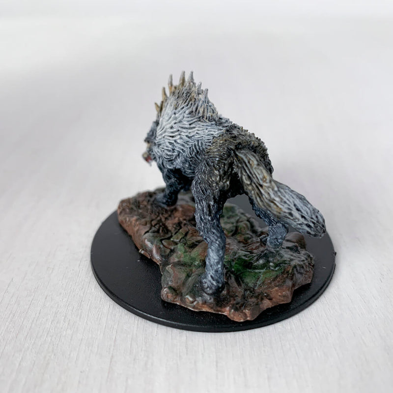 Pro Painted Miniature by Lauren Bilanko | Dire Wolf