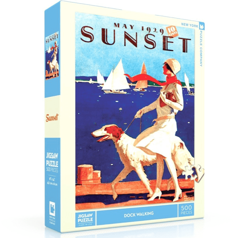 Puzzle (500pc) Sunset : Dock Walking