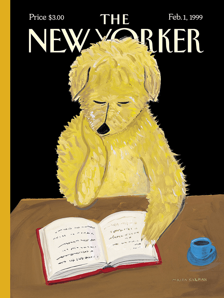 Puzzle (500pc) New Yorker : Dog Reads Book