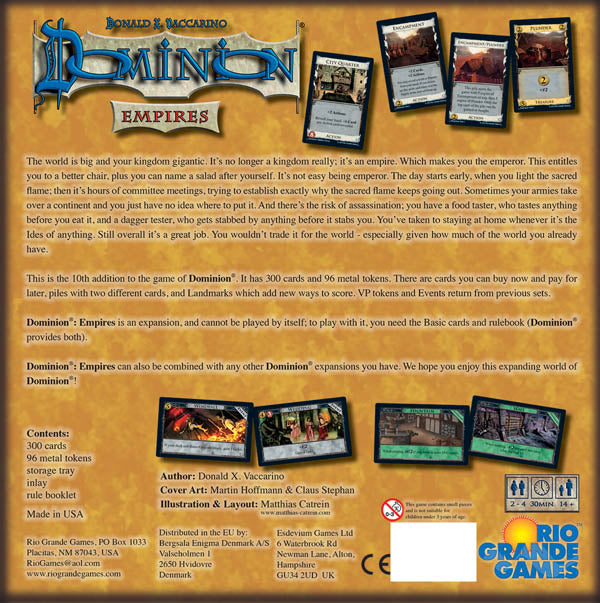 Dominion Expansion : Empires