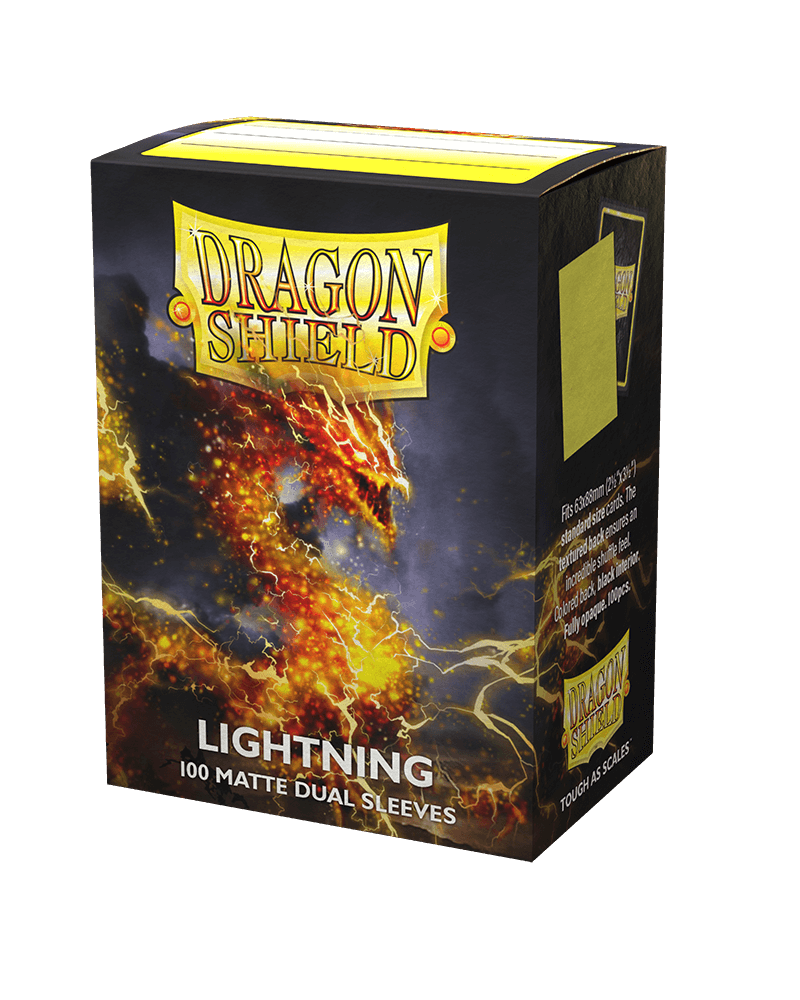 Sleeves Dragon Shield (100ct) Matte Dual : Lightning