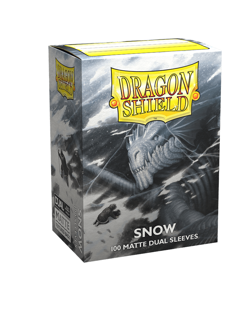 Sleeves Dragon Shield (100ct) Matte Dual : Snow