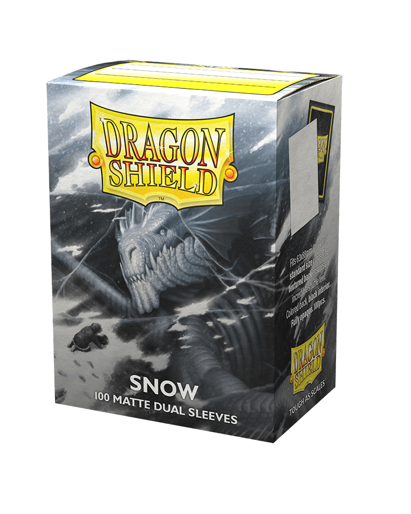 Sleeves Dragon Shield (100ct) Matte Dual : Snow