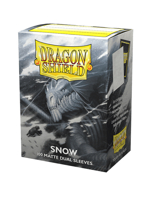 Sleeves Dragon Shield (100ct) Matte Dual : Snow