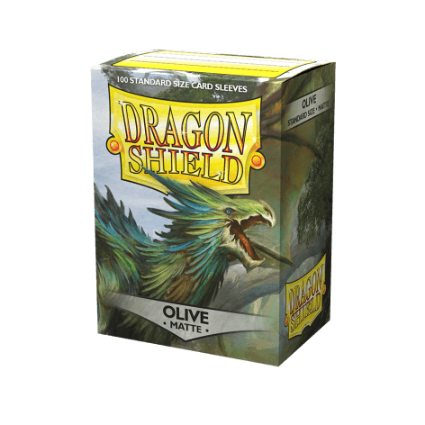 Sleeves Dragon Shield (100ct) Matte : Olive