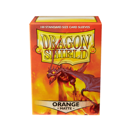 Sleeves Dragon Shield (100ct) Matte Orange
