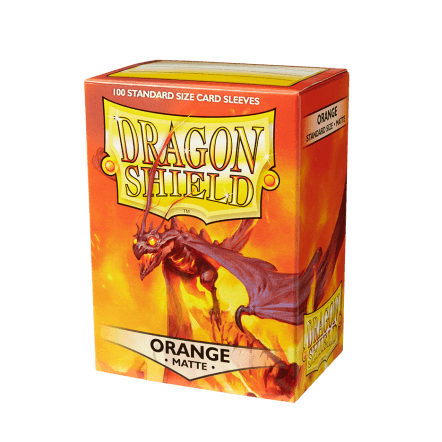 Sleeves Dragon Shield (100ct) Matte Orange
