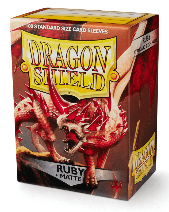 Sleeves Dragon Shield (100ct) Matte : Ruby