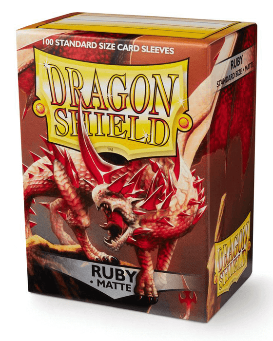 Sleeves Dragon Shield (100ct) Matte : Ruby