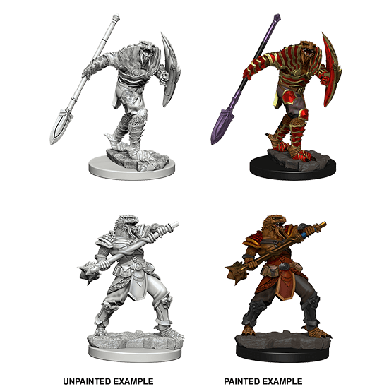 Mini - D&D Nolzur's Marvelous : Dragonborn Fighter w/ Spear (Male)