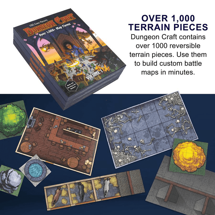 Dungeon Craft Battlemap & Terrain Volume 1