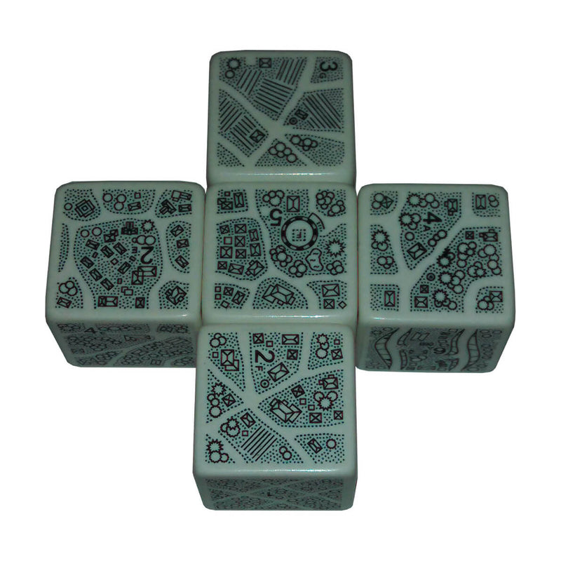 DungeonMorph Dice 5ct (25mm) Villages