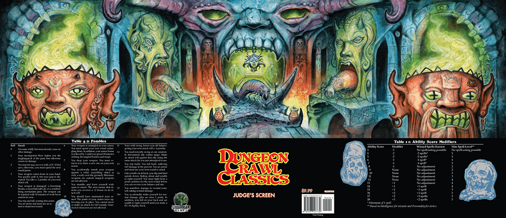 Dungeon Crawl Classics (5th ed) DM Screen