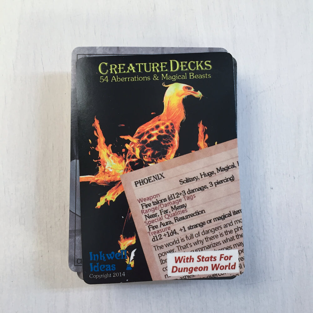 Dungeon World Creature Deck : Aberrations & Magical Beasts