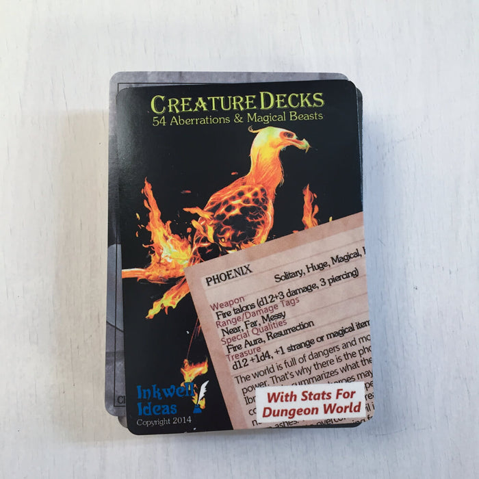 Dungeon World Creature Deck : Aberrations & Magical Beasts